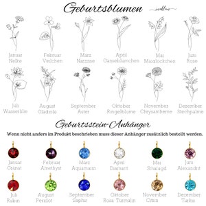 May include: A chart showing the birth flowers and birthstones for each month of the year. The chart is divided into two sections, one for flowers and one for birthstones. Each month is represented by a flower and a gemstone. The flowers are drawn in black and white, while the gemstones are shown as colorful, round, and shiny.