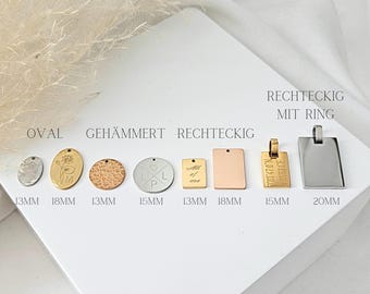 Gegraveerde hangerbedels, hangerbedels met gravure, gegraveerde hangers, gepersonaliseerde hangerbedels, enkele hangerbedels
