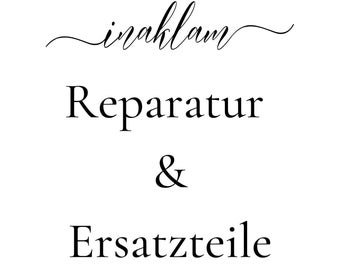 Reparaturservice und Ersatzteile nachbestellen