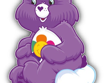 Care Bears Harmony Cloud Cartoon Car Bumper Sticker Decal.