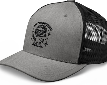 Duck Trucker Cap: Don't Duck With Me Embroidered Hat