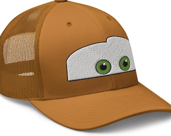Tow Mater Trucker Cap: Cars Inspired Embroidered Hat
