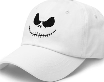 The Nightmare Embroidered Baseball Cap: Christmas, Halloween, Spooky Season Hat