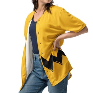 Zig Zag Recycled baseball jersey