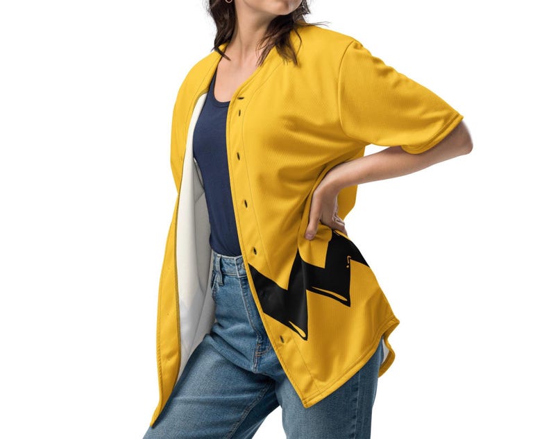 Zig Zag Recycled baseball jersey