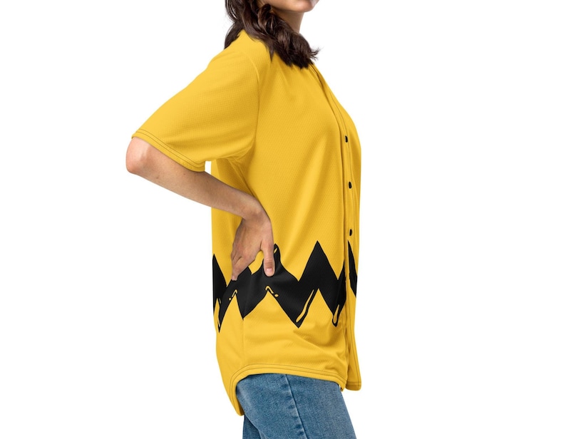 Zig Zag Recycled baseball jersey