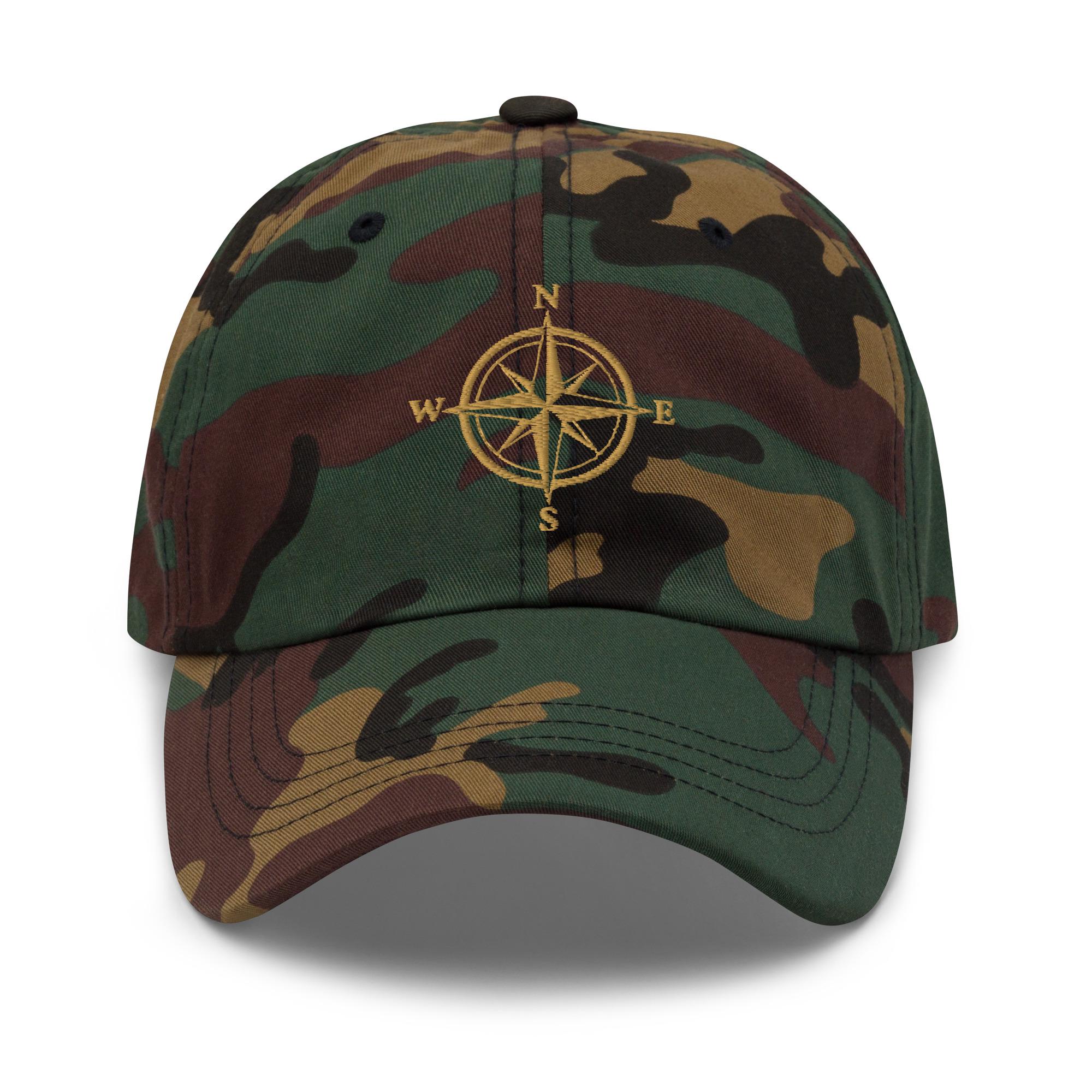 Compass Point Hat Compass Rose Embroidered Baseball Cap: Nautical Hat - Etsy