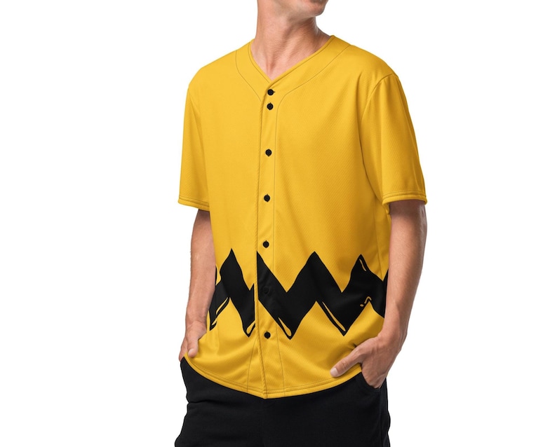 Zig Zag Recycled baseball jersey