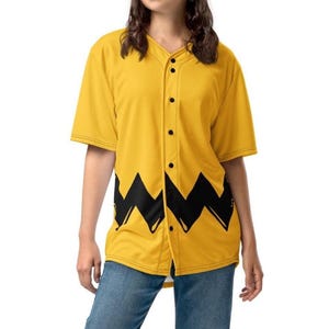 Zig Zag Recycled baseball jersey