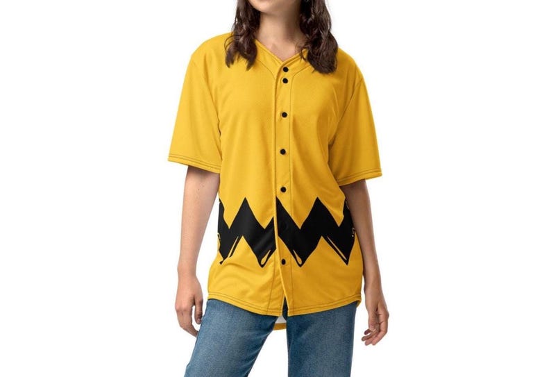 Zig Zag Recycled baseball jersey