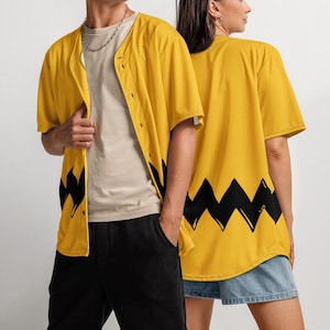 Zig Zag Recycled baseball jersey