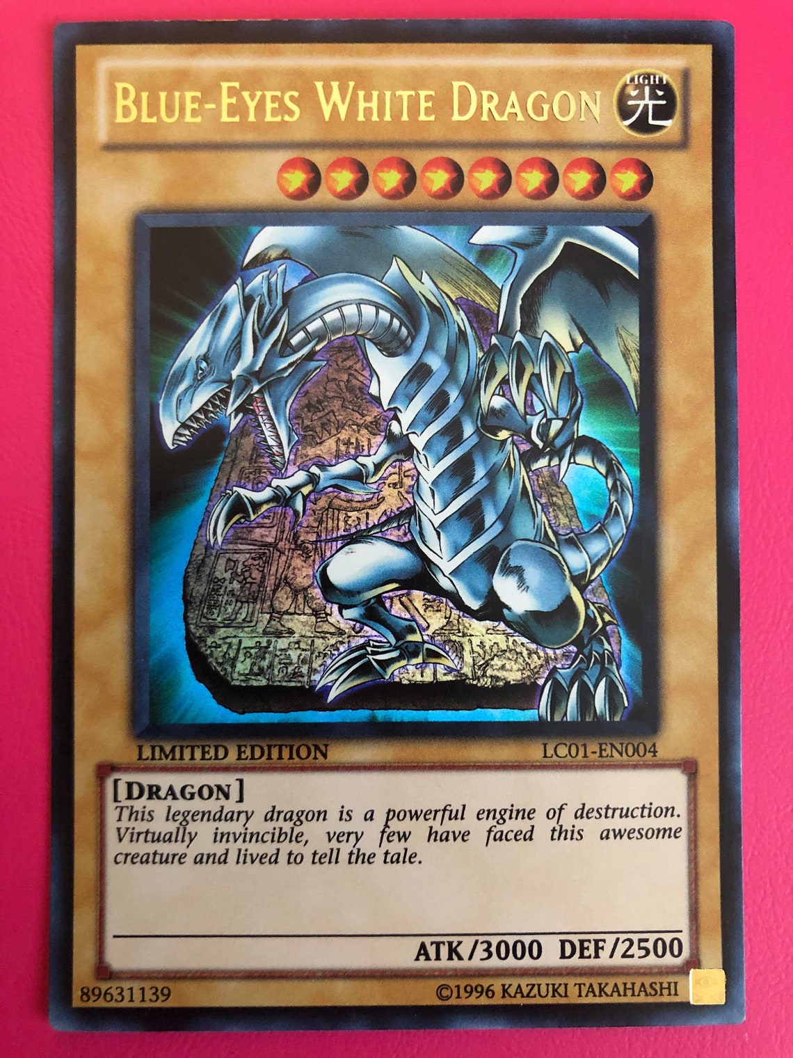 Blueeyes White Dragon LC01EN004 Ultra Rare LIMITED EDITION Near Mint Yugioh Kaiba
