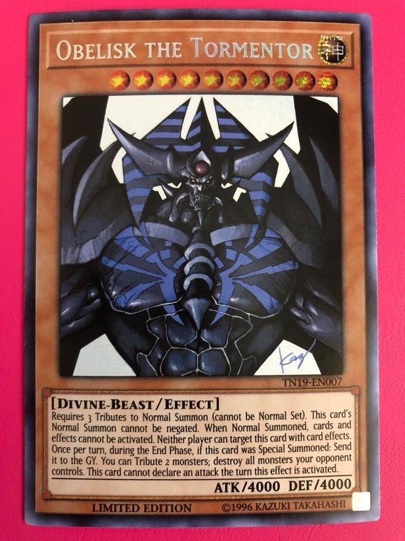 MOMMM Figura De Acción Obelisco El Atormentador – Edición Limitada De YuGiOh De 20 Cm