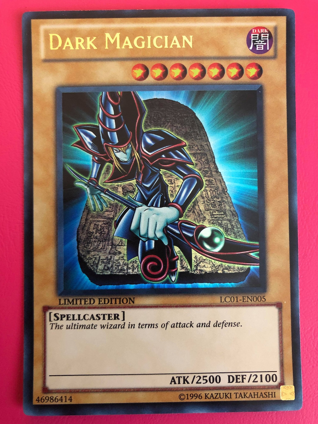 Dark Magician Lc01 En005 Ultra Rare Limited Edition Near Mint Yugioh