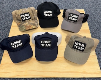 Home Team Vintage Patch Unstructured Dad Cap | Custom Stitched | Multiple Colors
