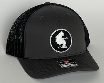 Mikey Houser Embroidered Patch | Custom Stitching | Richardson 112 Trucker Hat