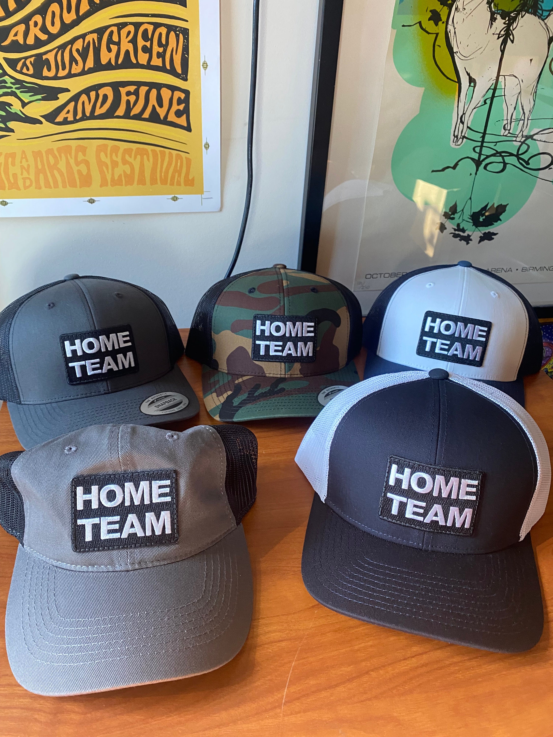 Team Vintage Patch Hat Custom Stitched 