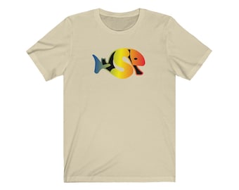 WSP Fish Tee, Widespread Panic Unisex Jersey Short Sleeve Tee 3001