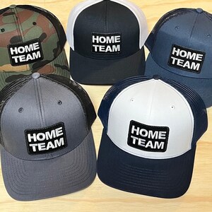Home Team Vintage Patch Trucker Hat | Custom Stitched | Multiple Colors