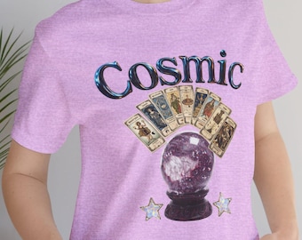 Cosmic Crystal Ball Tarot Tee | Astrology, Mystic Graphic Shirt