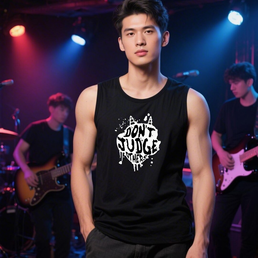 トップス 14th addiction DON'T JUDGE ME TANK TOP Don't Judge Others Tank Top | Typography Graphic Tank - Etsy