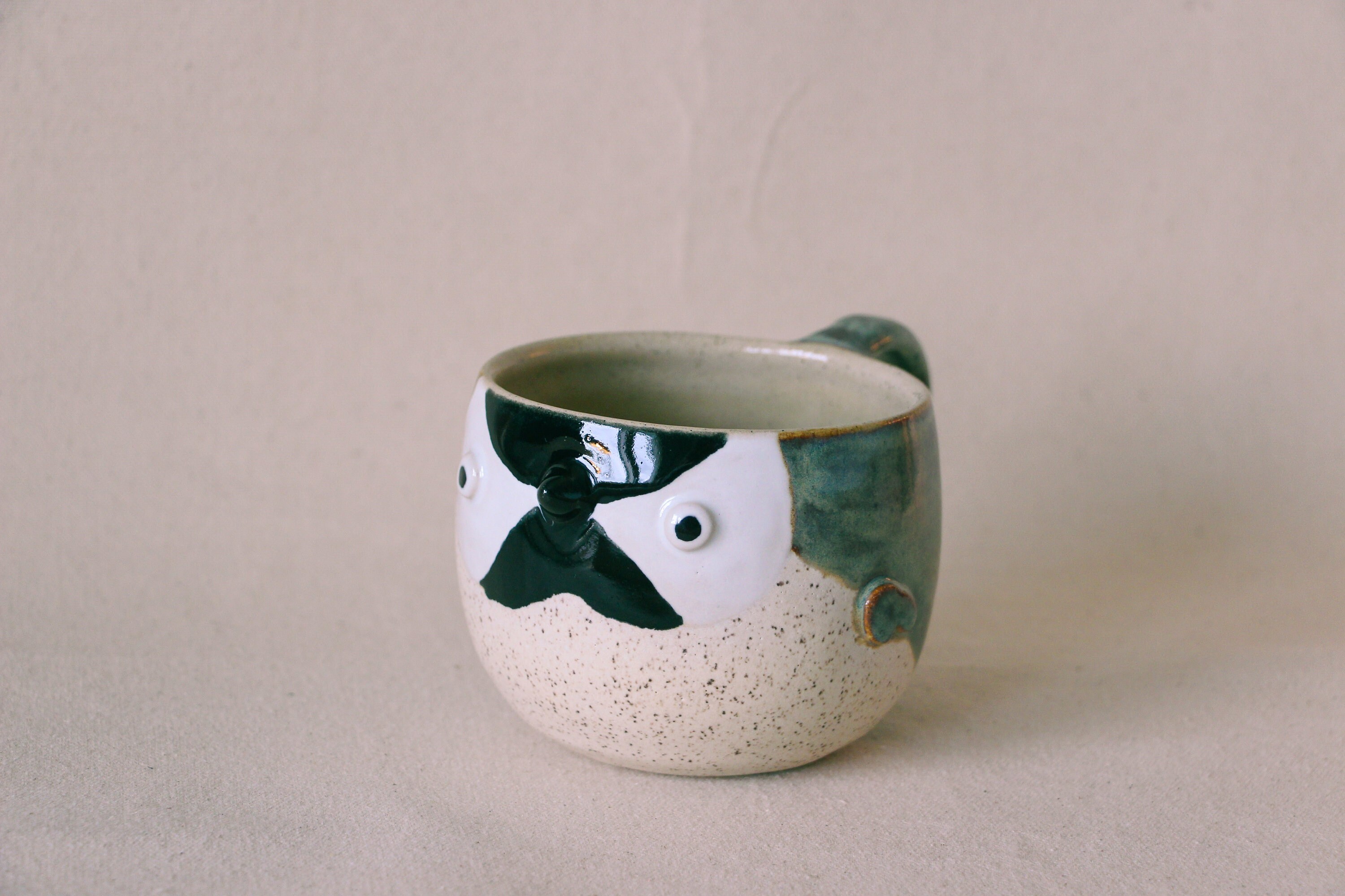 Black-Capped Chickadee Handmade Ceramic Mug - Birdwatching, Birding, Backyard Bird Mug