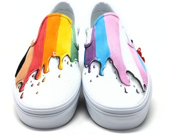 vans rainbow pride shoes