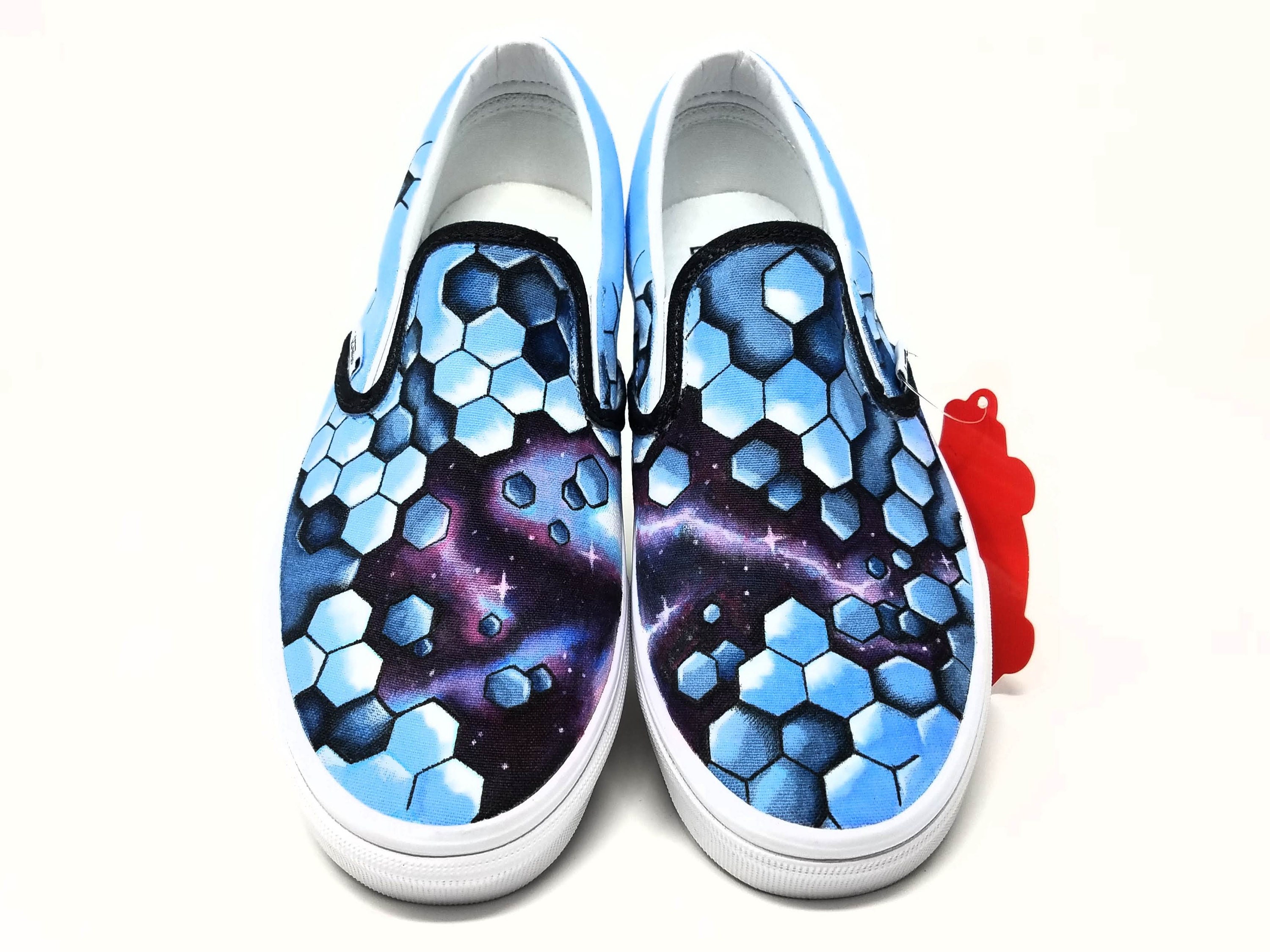 Custom Galaxy Themed Shoes: Vans Slip 