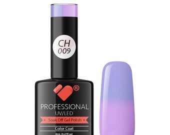 CH009 VB Line Colour Changing Purple gel nail polish