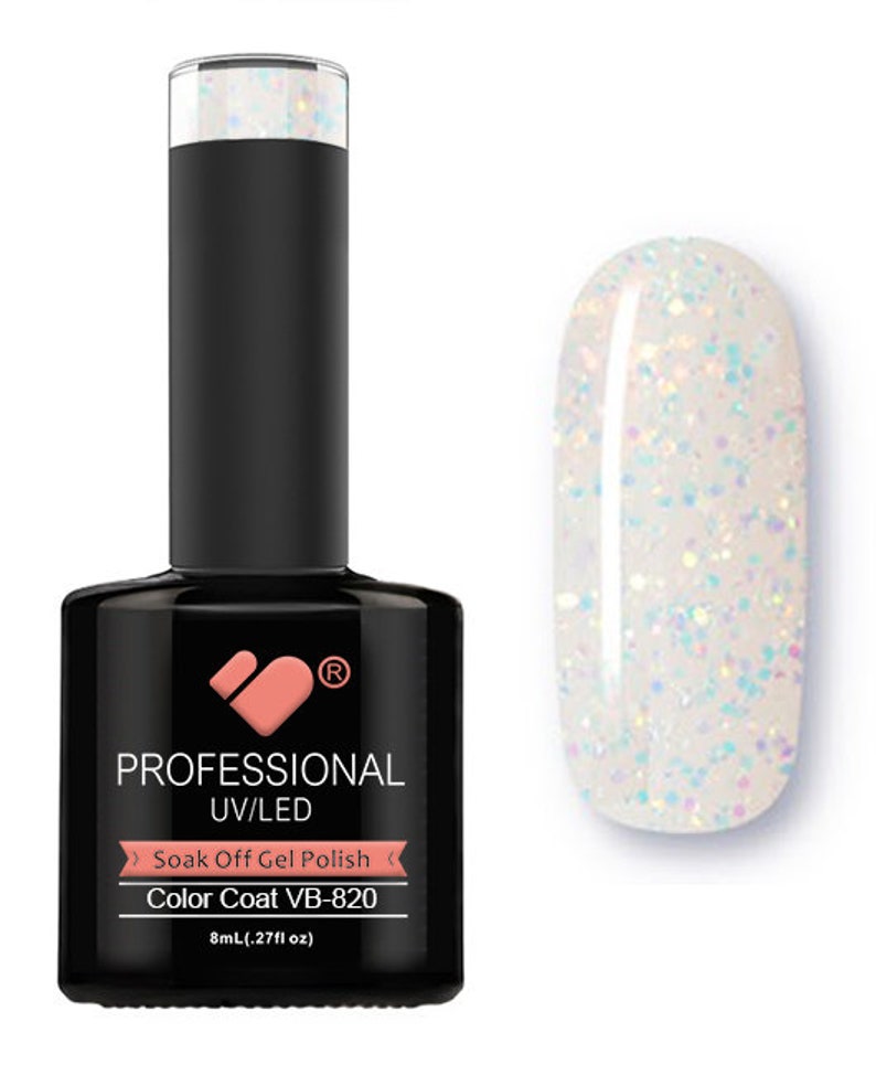 VB820 VB Line Confetti Glitter Saturated Gel Nail Polish Etsy