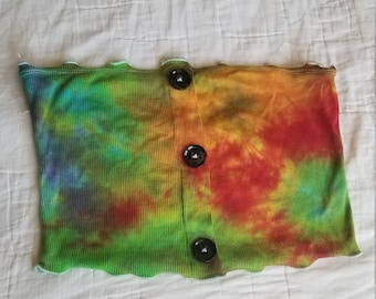Rainbow Tie Dye Crop