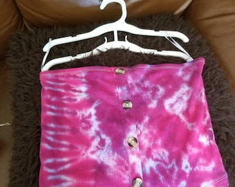 Tie Dye Crop Top - Medium