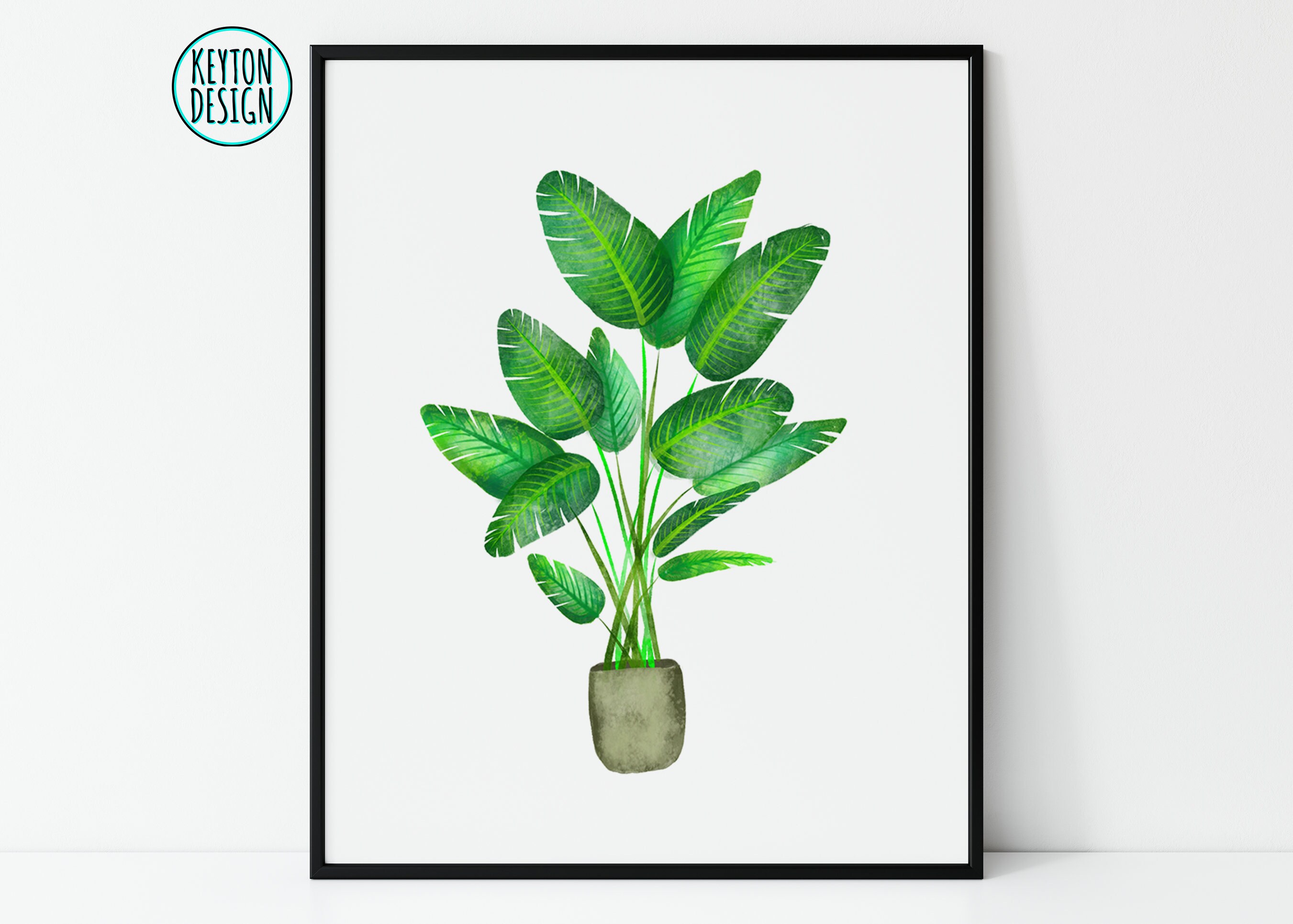 Printable Birds of Paradise Plant Wall Art Birds of Paradise Etsy