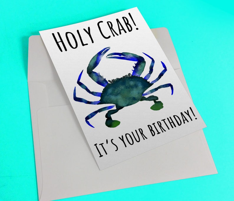 printable-crab-birthday-card-digital-birthday-card-birthday-etsy