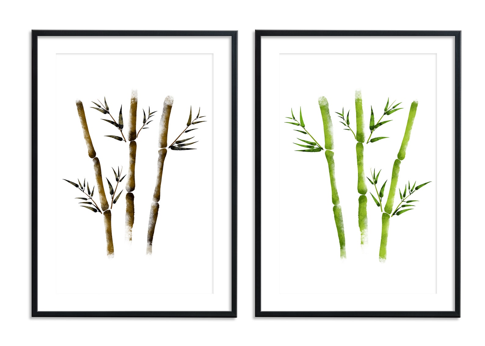 Bamboo Wall Art Printable Bamboo Print Bamboo Instant Etsy