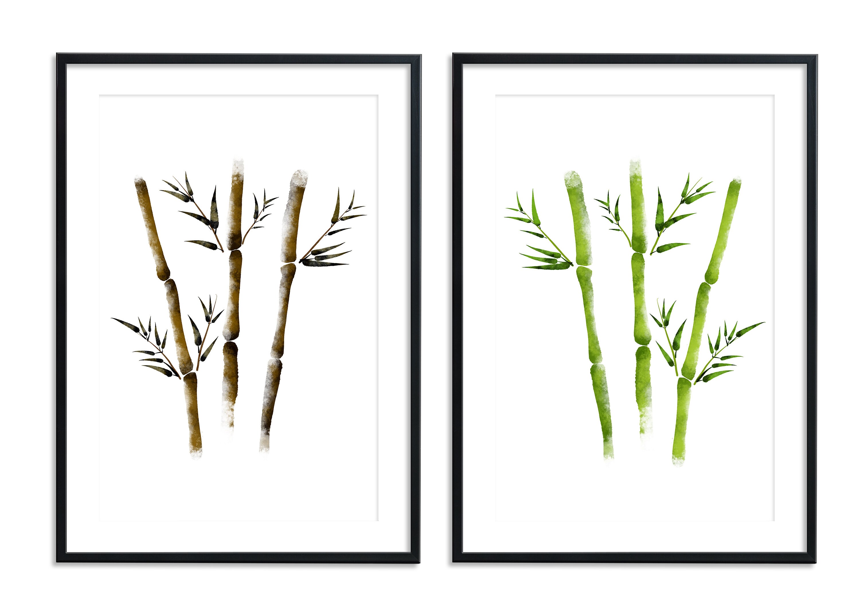 Bamboo Wall Art Printable Bamboo Print Bamboo Instant Etsy