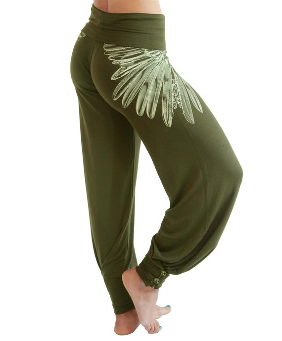 Yoga Pants Harem Style With Folding 