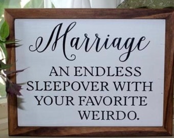 Marriage Definition funny sign