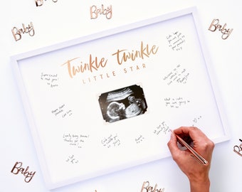 Baby Shower Guest Book Etsy