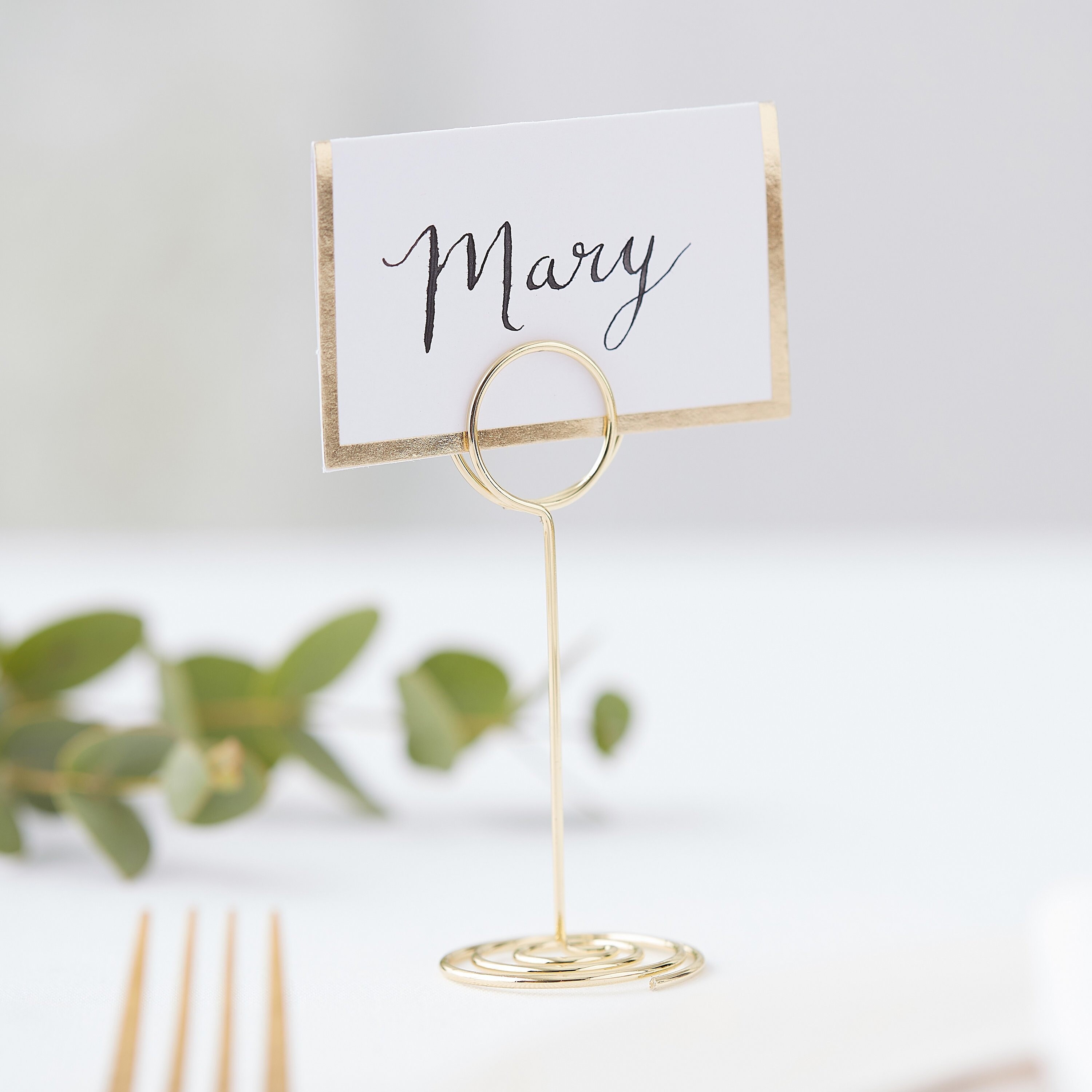 Gold Place Card Holder Gold Mini Metal Wedding Place Card Etsy UK