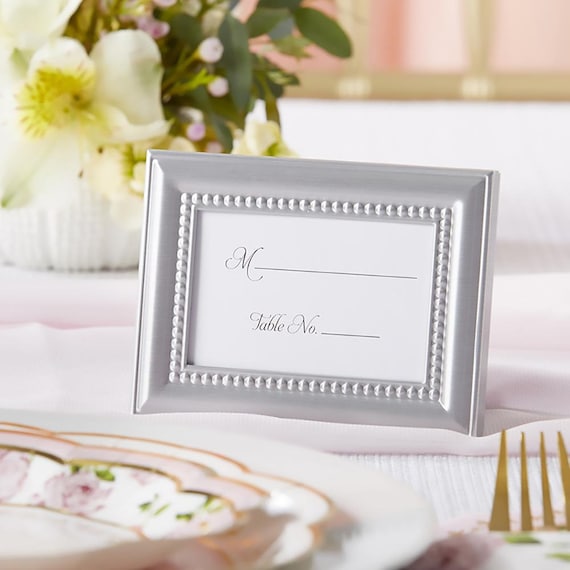 Silver wedding clearance place cards