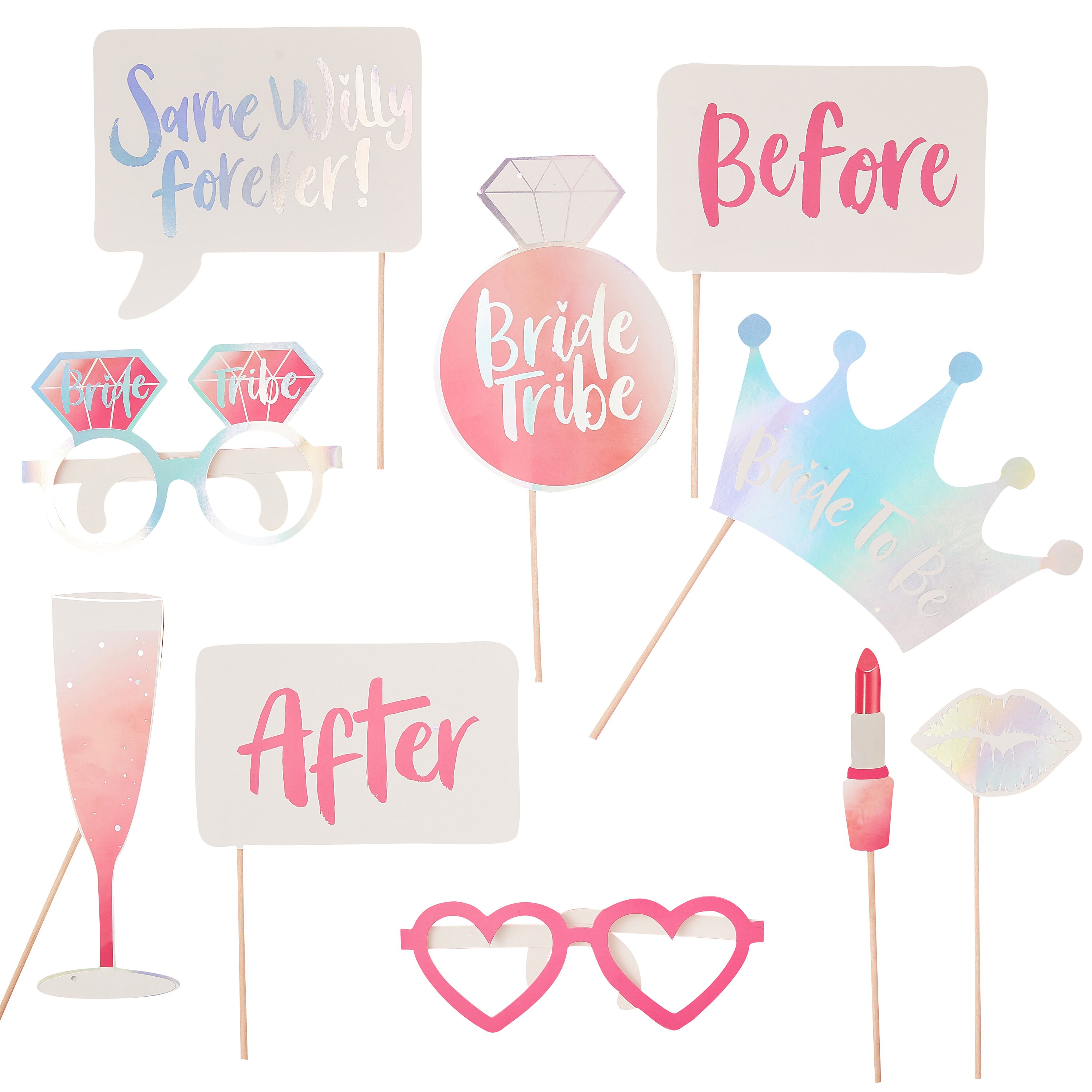 Hen Party Photo Booth Props Hen Party Photo Booth Hen Etsy