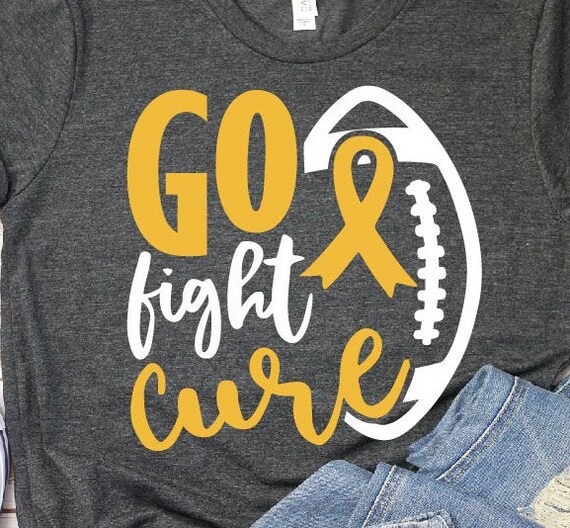 Childhood Cancer svg CURE Childhood Cancer SVG Gold Ribbon | Etsy