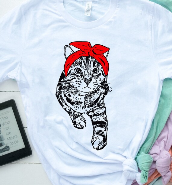 Download Cat Bandana Svg Cat Face Clipart Cat Face Clip Art Bandana Etsy PSD Mockup Templates