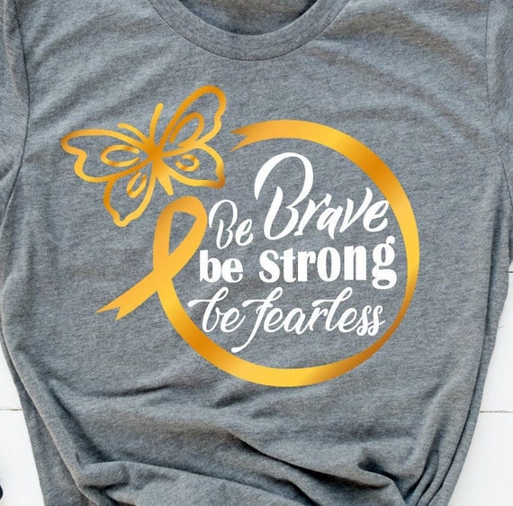 Childhood Cancer Svg CURE Childhood Cancer SVG Gold Ribbon | Etsy