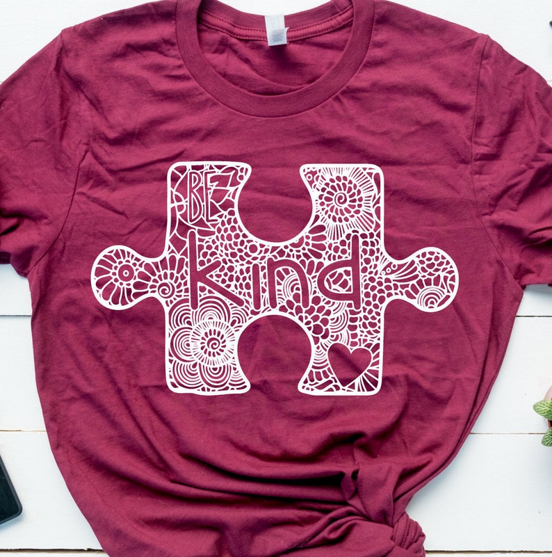 Download Autism svg Be Kind Shirt Autism Awareness svg Puzzle Piece ...