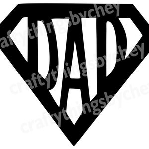 Dad Shield SVG, Dad Svg, Dia dos Pais, arquivo de corte de super-herói, Cricut, arquivos de corte de silhueta, papai, papai, super, decalques