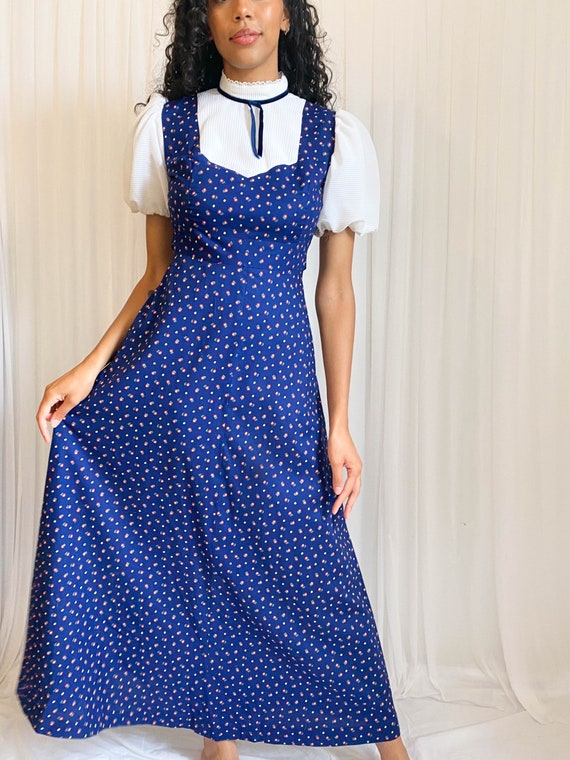 Vintage 1970s Prairie Dress