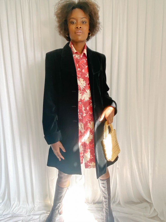 Vintage 90's Velvet Coat