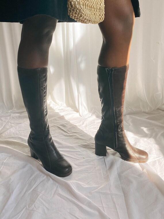 Vintage 1970's Leather Boots